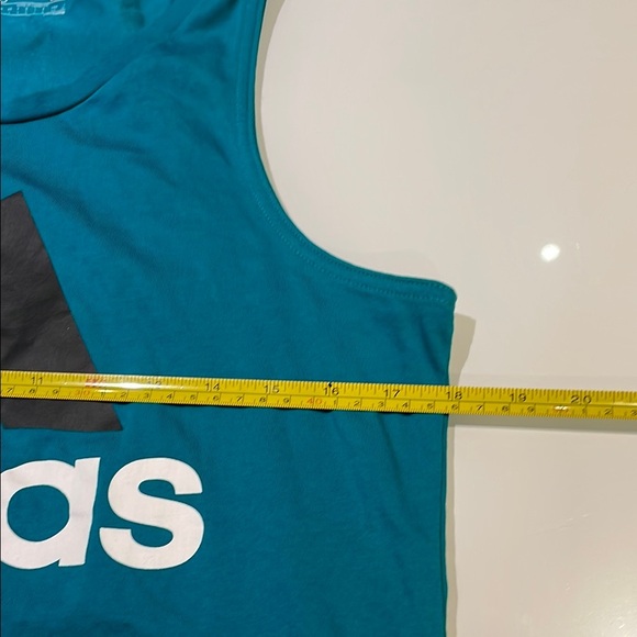 *NEW* Adidas Teal Sleeveless Men’s Tank Top - Picture 8 of 9
